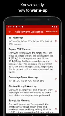 PERSEUS Workout Gym Log android App screenshot 9