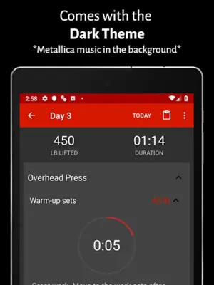 PERSEUS Workout Gym Log android App screenshot 3