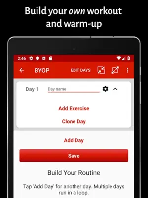 PERSEUS Workout Gym Log android App screenshot 5