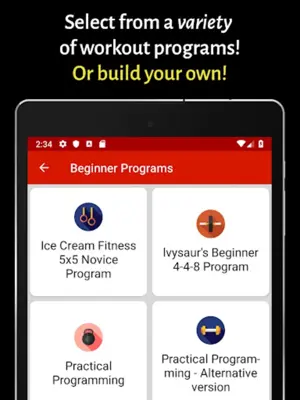 PERSEUS Workout Gym Log android App screenshot 7